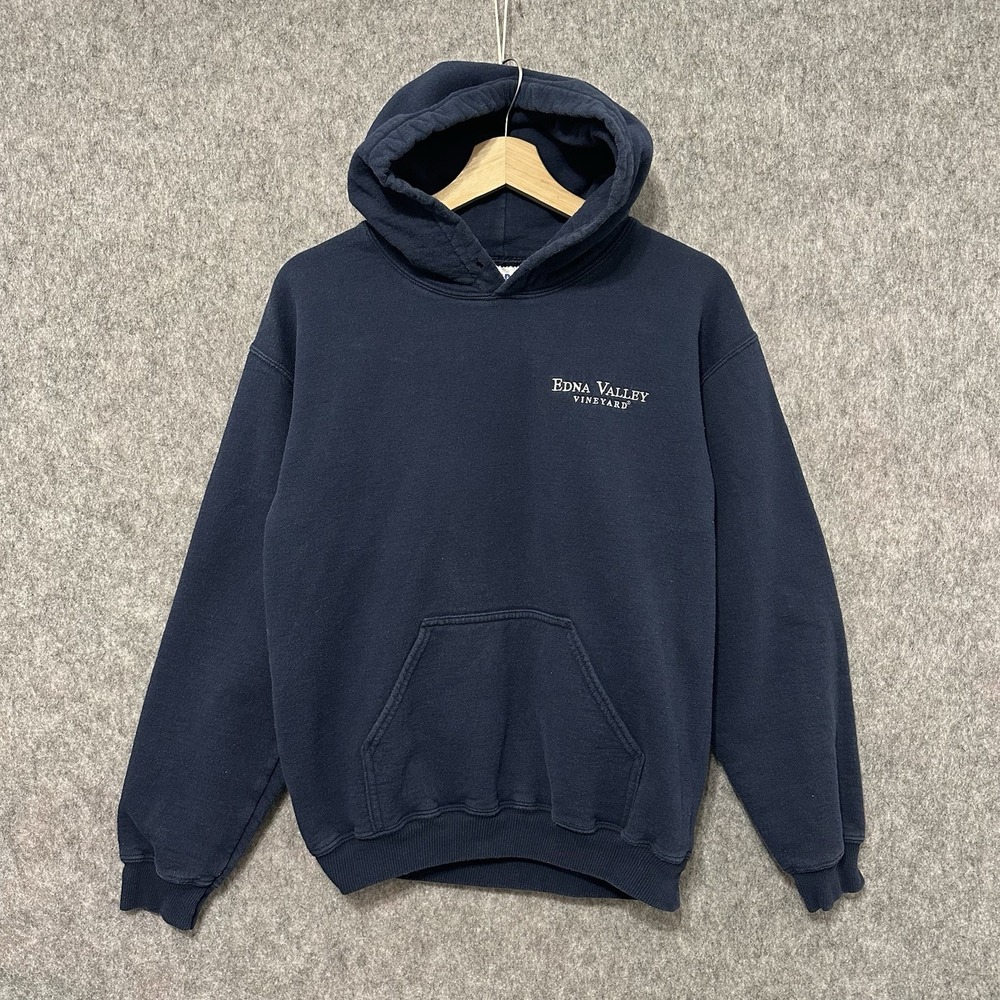 Edna Valley Vineyard Gildan Ultra Cotton Hoodie Navy Blue Men's/Unisex Size‎ S